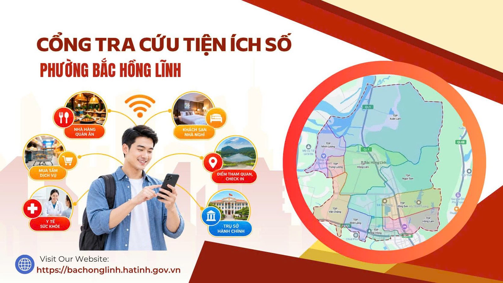 Cổng tra cứu tiện ích số phường Bắc Hồng Lĩnh